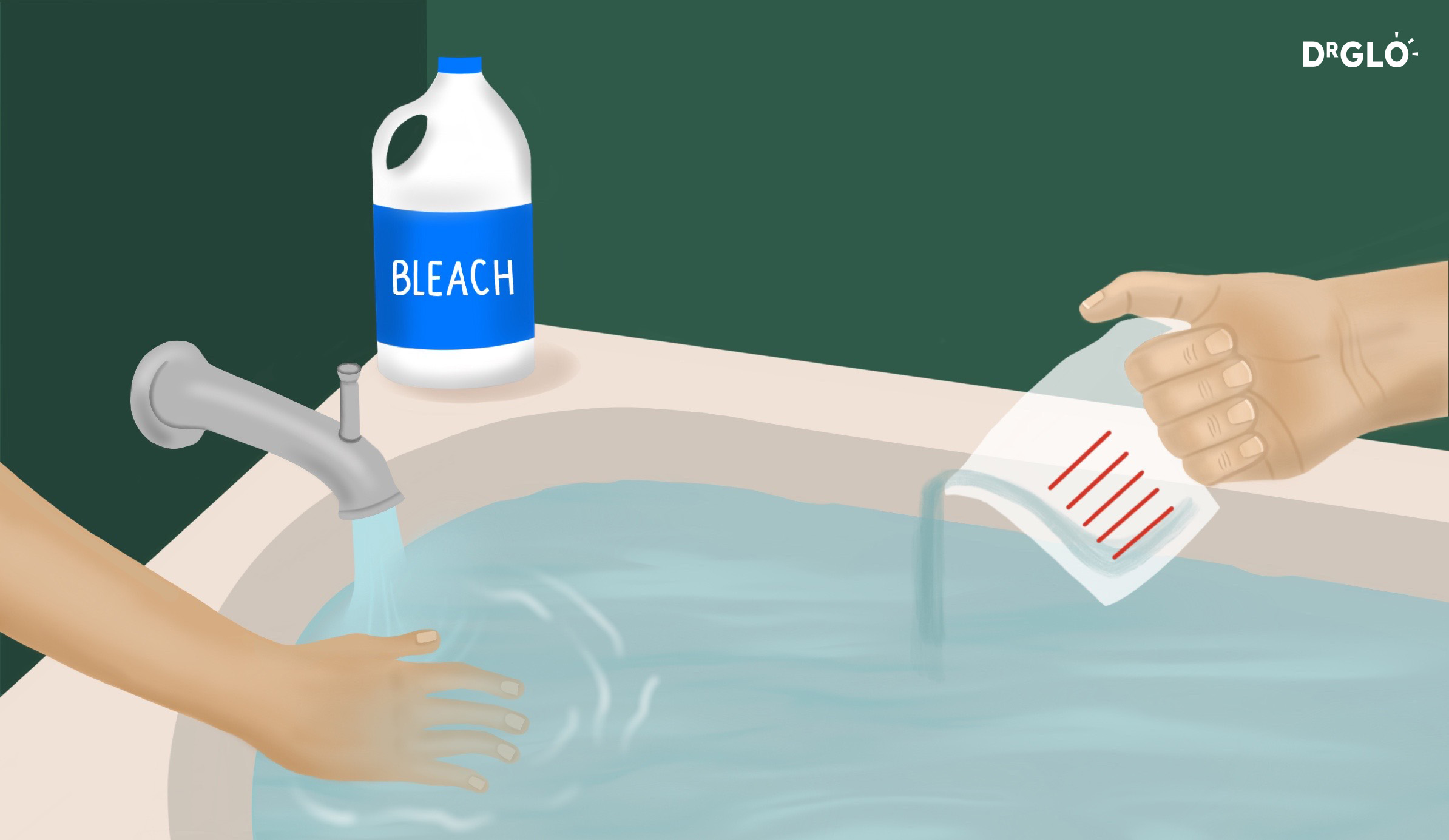 Bleach baths